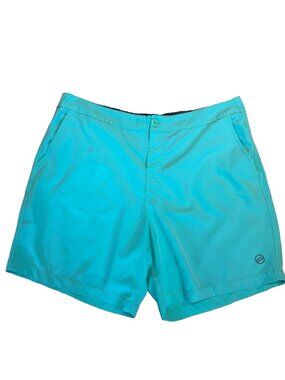 RS Surf Board Shorts Trunks Men's Size 36 Green Swim Beach Summer Skater